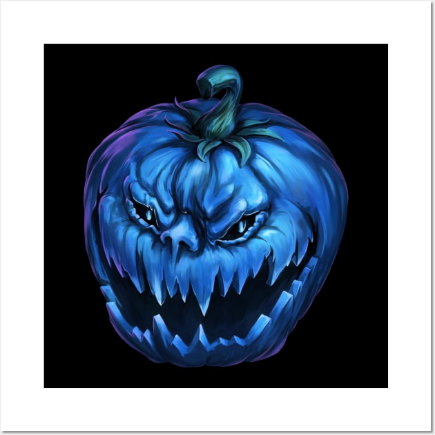 Blue pumpkin Wall Art by Anilia